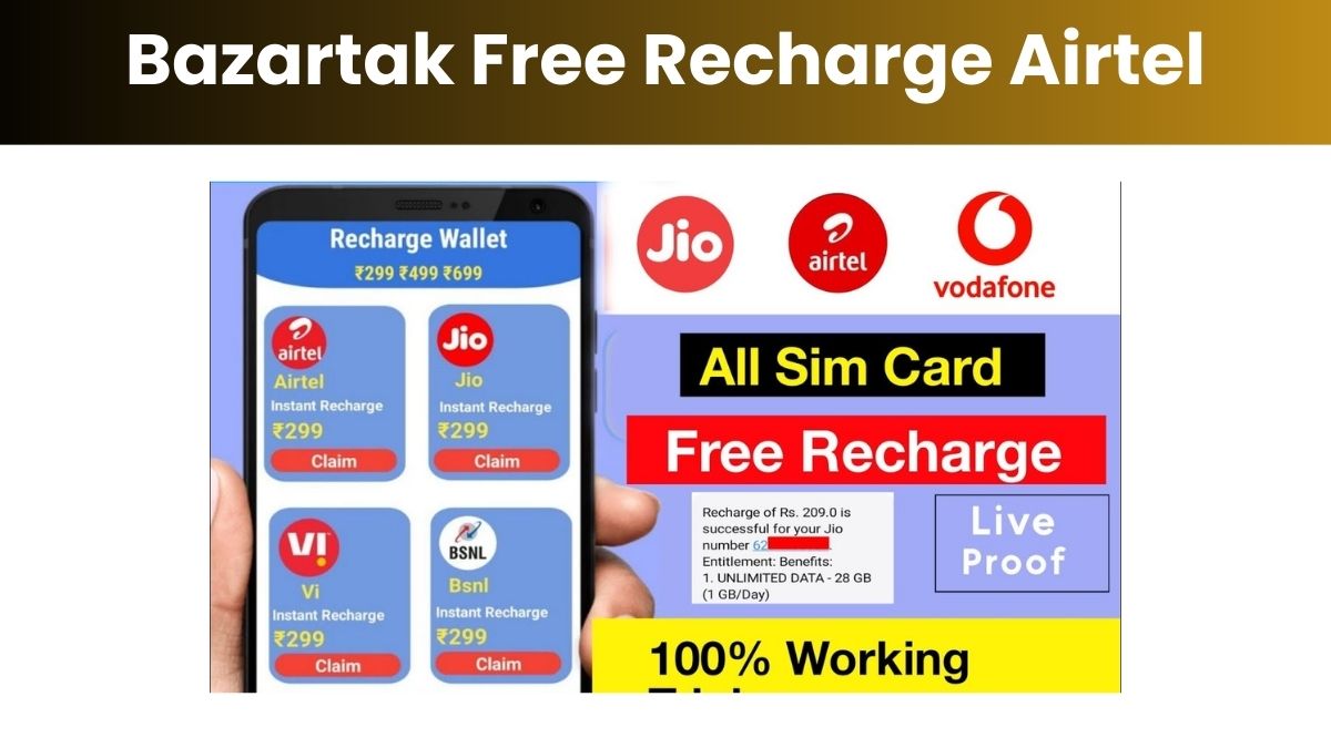 Bazartak Free Recharge Airtel