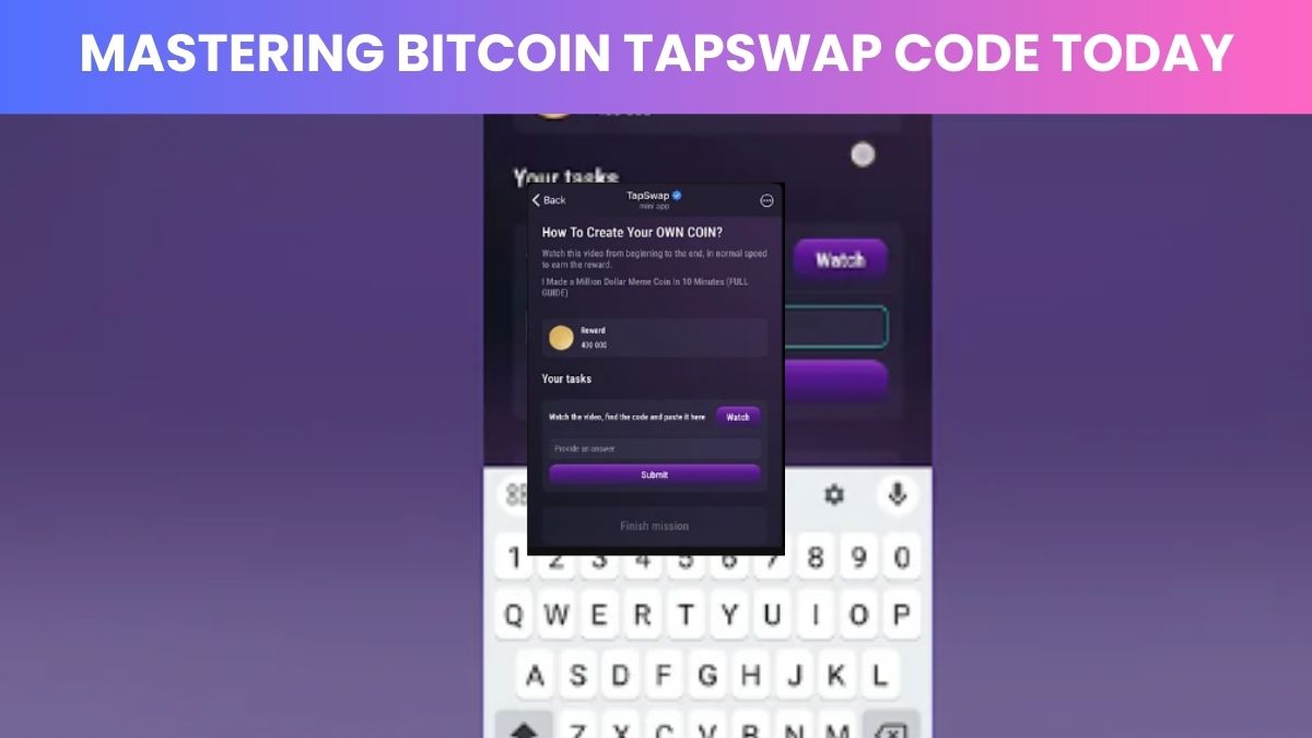 Mastering Bitcoin Tapswap Code Today