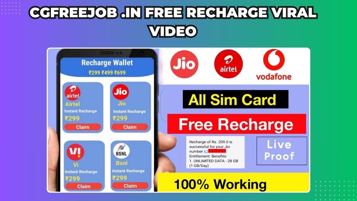 CGFreeJob .in Free Recharge Viral Video